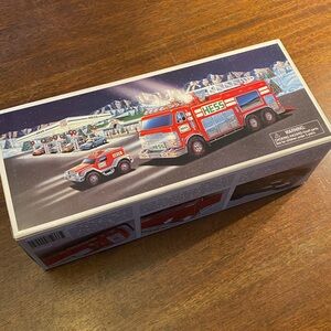 Hess Red Fire Truck and Rescue Vehicle Toy Set
